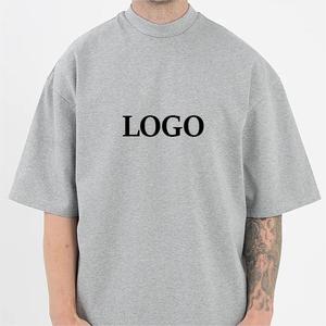 T-shirt Streetwear Col Montant Coupe Boxy Oversize 100% Coton Qualité Supérieure Grammage Lourd Fabricant - Product Image 4