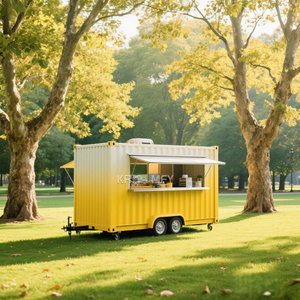 Nouvelle remorque de cuisine mobile contemporaine de haute qualité, restaurant sur roues, conteneur maritime de 20 pieds, bar robuste et durable - Product Image 4