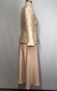 <span class=keywords><strong>Turchia</strong></span> ocasionale abito in broccato abito formale completo donna due pezzi gonne per la chiesa - Product Image 3