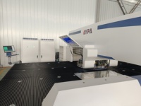 Máquina Automática para Fabricación de Cajas Metálicas, CNC, Punzonado, Corte y Estampado