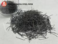 Fibras de acero al carbono recubiertas, alambres de acero resistentes a la tracción duraderos con extremo enganchado para construcción de paredes y puentes arquitectónicos