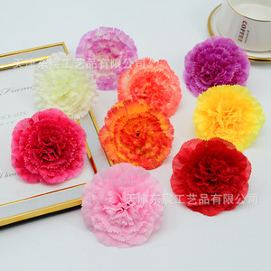 Artificiels carnations en soie Dongchen Crafts, 7,5 cm, pour décorations de mariage et de maison - Product Image 3