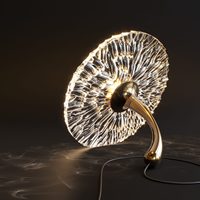 Lampe LED de luxe, moderne, en verre artisanal, motif unique, lampe sur pied pour salon, hôtel, chambre à coucher, lumière décorative