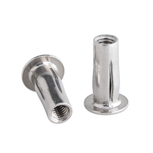 Tuercas remachables ranuradas de acero inoxidable preformadas para vehículos eléctricos, insertos roscados de expansión ranurados, remaches de fijación. - Product Image 1