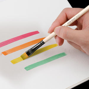 Paul Cezanne 3 pièces <span class=keywords><strong>débutant</strong></span> Art Supply Set peint à la main acrylique Gouache brosse ridules Nylon cheveux <span class=keywords><strong>matériel</strong></span> pour pinceaux - Product Image 5