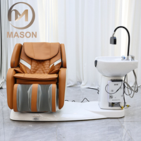 Fauteuil de massage moderne en céramique pour la relaxation complète du cou, du dos, des épaules, de la taille, des hanches et des pieds – Idéal pour salons, spas et salles de bain