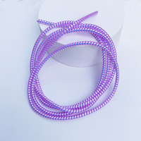 Corde de Protection de câble de données de 1.4m, couleur TPU spirale de chargeur USB protecteur de câble Anti-rupture Anti-salissure enrouleur de casque