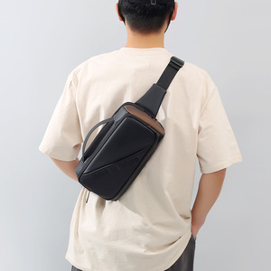 Sac de téléphone étanche unisexe avec fermeture éclair, design pratique à porter en bandoulière, sacs pour hommes, grande capacité, sac messager - Product Image 5