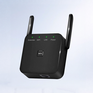 300Mbps WLAN-Repeater WLAN-Verstärker 2,4GHz Drahtloser Signalverstärker mit Doppel-Außenantennen WPS AP-Modus 1 LAN-Anschluss - Product Image 1