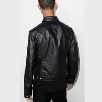 Nouvelle arrivée Veste en jean wax avec logo personnalisé Veste en jean wax noire de haute qualité pour homme