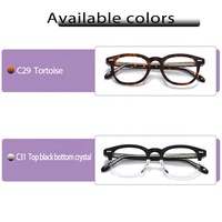Elegantes Gafas de Lectura Ópticas de Acetato Ovaladas Personalizadas, Ligeras, Duraderas, con Montura Completa y Estuche para Gafas
