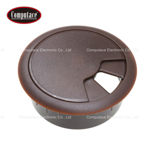 50mm Diameter <b>Desk</b> Cable Grommet, ABS Plastic Wire Hole Cover in Black/White/Gray/Brown Colors, with Hole Saw, for Wires & Cable - Product Image 4