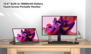 15.6 Inch Portable Second Monitor FHD IPS <b>USB</b> <b>C</b> <b>HDMI</b> External Display for Business Travel - Product Image 3