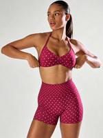 Ensemble bikini deux pièces taille haute push-up sexy pour femme, grande taille, pour l'été et la plage, avec contrôle du ventre - Maillot de bain OEM/ODM personnalisé