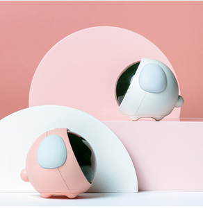 Đồng Hồ Báo Thức Thông Minh LED Báo Thức Hình Tròn Dễ Thương Cho Trẻ Em Bán Sỉ Đồng Hồ Hiển Thị Pixel Đồng Hồ Báo Thức Kỹ Thuật Số Có Điều Khiển Bằng Giọng Nói - Product Image 4