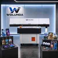 Printer UV Flatbed Wolunda Vision Positioning Format Besar untuk Pencetakan Pena, Pencetakan Kayu, Pencetakan Tas Kain