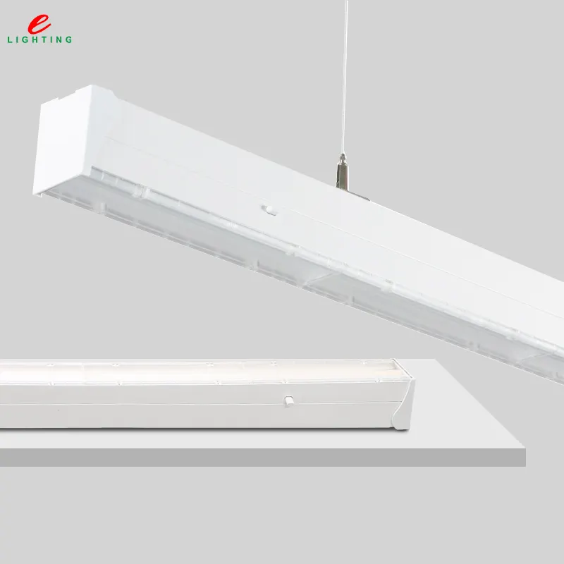 3 5 7 11core emergency function PMMA LENS 35w 50w 70w adjustable beam angle continuous Led linear lighting trunking system light