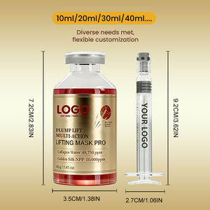 Mascarilla Facial Reafirmante y Lifting con Colágeno 10000ppm Golden Silk, Redefine la Línea de la Mandíbula y el Contorno de las Mejillas, Antienvejecimiento, Marca Privada OEM/ODM - Product Image 6