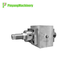 핀양 핫셀링 압출기 수동 조정 센터 크로스 헤드 70 + 50mm 이중 나사 압출 라인 크로스 헤드 - Product Image 5