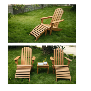 Chaise Adirondack en acacia du Vietnam, meubles d'extérieur pliants, modernes, pour l'intérieur et l'extérieur, meubles Minh Phuoc, résistant aux taches d'huile, chaise de jardin - Product Image 3