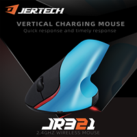 Mouse Gaming PC Laptop JERTECH JR321, DPI Adjustable, 6D, Ergonomis, Wireless 2.4G, Vertikal