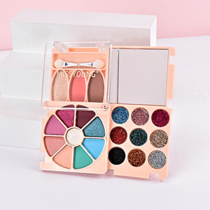 Bộ phấn mắt nhũ <span class=keywords><strong>21</strong></span> màu mới năm 2026, phấn má hồng 2 trong 1, bộ quà tặng trang điểm nữ - Product Image 2