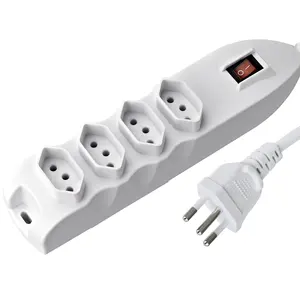 INMETRO Certified Brazilian Extension Socket Power Strip 250V Filtro De Linha