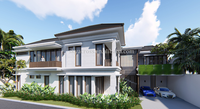 Maison préfabriquée Conteneur d'expédition à 2 étages Maison préfabriquée Studio préfabriqué Vie moderne Maison en conteneur de luxe 40 pieds