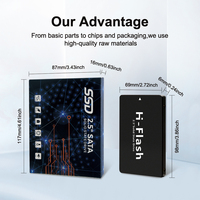Disque SSD 2.5 SATA3 120 Go/128 Go/240 Go/256 Go/480 Go/512 Go