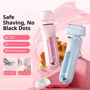 เครื่องโกนขนไฟฟ้าไร้สายสำหรับผู้หญิง เครื่องเล็มขนบิกินี่ เครื่องกำจัดขนบนใบหน้า กำจัดขนแบบไม่เจ็บปวดสำหรับขาและลำตัว เครื่องโกนขนแบบพกพาพร้อมหน้าจอดิจิตอล - Product Image 5