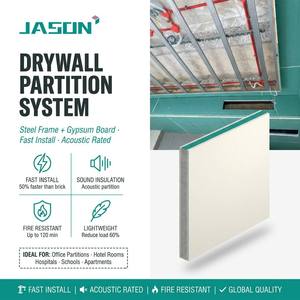 Panel <span class=keywords><strong>de</strong></span> <span class=keywords><strong>Yeso</strong></span> Multiusos <span class=keywords><strong>de</strong></span> 9.5/12 mm, Panel <span class=keywords><strong>de</strong></span> <span class=keywords><strong>Yeso</strong></span> Común para Tabiques <span class=keywords><strong>de</strong></span> Oficina, Techos <span class=keywords><strong>de</strong></span> Hoteles y Decoración del Hogar - Product Image 1
