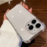 Étui de protection transparent antichoc de luxe pour iPhone 15 14 13 12 11 Pro Max X XR Max 8 Plus, coques en acrylique
