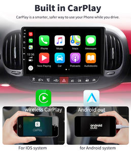Autoradio Android Krando 9 pouces pour <span class=keywords><strong>Fiat</strong></span> 500L 2012 - 2016, unité centrale de voiture, CarPlay sans fil, carte SIM 4G, Playstore, 128 Go - Product Image 4