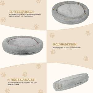 2025 nuovo arrivo Cat Bed <span class=keywords><strong>per</strong></span> scrivania regolabile in altezza 360 ° girevole perfetta scrivania rotonda Cat Bed <span class=keywords><strong>per</strong></span> scrivania - Product Image 4