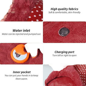 Bolsa de agua caliente recargable manos calientes botella de agua caliente eléctrica para el dolor menstrual - Product Image 3