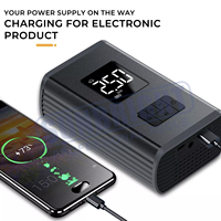 Cordless Faster Inflation Air Pump Tire Inflator Portable Air Compressor for Car Motorcycle Bicycle Tire