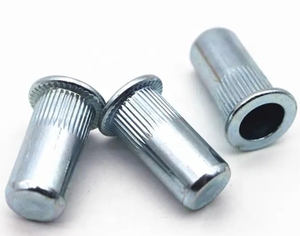 YPH OEM/ODM CS Galvanized Zinc-Plated Flat Head Cylindrical Blind <strong>Rivet</strong> <strong>Nut</strong> Class 10 Grade Metric Blue White Color - Product Image 6
