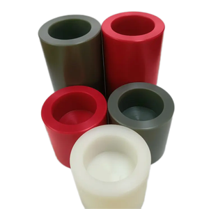 Aangepaste Gesimuleerde Pu Rubberen Pilaar Kaars Draagbare Vervanging Theelichthouder Met Aangepaste Oppervlaktestructuur - Product Image 1