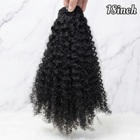Meilleure Qualité Cheveux Naturels Noirs Bouclés Courts pour Femmes, Fournisseur de Mèches de Cheveux Bruts de Grade Rideau