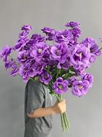 LO-1306 Vente en gros de fleurs artificielles en soie, collection florale de roses, hortensias et pivoines violet clair pour toile de fond de mariage