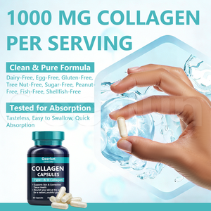 Fabrieksgroothandel Collageen <span class=keywords><strong>Capsules</strong></span> Ondersteunt Stralende Huid Gezonde Haargroei Type I & III Collageen <span class=keywords><strong>Capsules</strong></span> - Product Image 4
