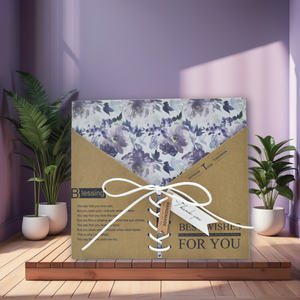 Lila Blumenkästen für Geschenk-und Foto rahmen verpackungen Elegante Geschenk boxen aus lila Papier