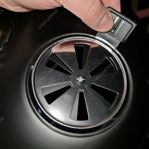 Nouveauté : Barbecue vertical moderne sans fumée à 3 niveaux, fumoir 3 en 1 pour patio, jardin et voyages de camping - Product Image 6