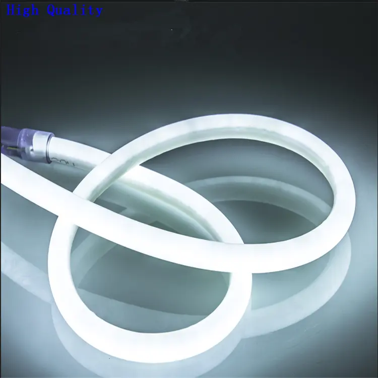 360 Degree Diffuser 19mm*19mm Round Silicone Sleeve Rubber Flexible Tube 14mm Led Neon Flex Strip Light