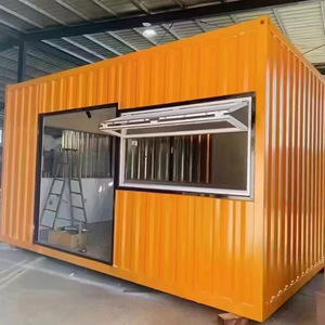 บ้านกิจกรรมจากตู้คอนเทนเนอร์เหล็กแบบกำหนดเอง - ออกแบบเป็นรูปทรงสี่เหลี่ยมผืนผ้า ถอดประกอบง่าย ปรับแต่งได้ เหมาะสำหรับบ้านพักตกปลา ร้านสะดวกซื้อ - Product Image 4