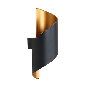 <span class=keywords><strong>Applique</strong></span> murale LED dorée nordique moderne pour intérieur/extérieur, design spirale, étanche, pour décoration de salon - Product Image 1