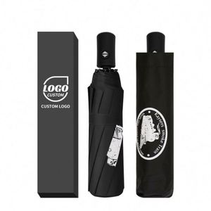 Wholesale Custom logo Promotional Travel 3 Folding Outdoor <b>Foldable</b> Rain Manual <b>Umbrella</b> with Logo - Product Image 4