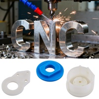 Service de tournage et fraisage CNC pour prototypes rapides, composants en plastique ABS, PC, PTFE, UHMW, HDPE, usinage CNC, brochage, usine