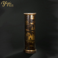 Support à plantes de grande taille classique Yips LD-1203-0764, style chinoiserie, motif peint à la main pour la décoration de salon