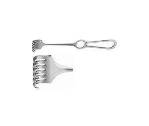 Kocher Retractor seis puntas afiladas 21,5 cm instrumentos quirúrgicos médicos calidad alemana Acero inoxidable Pakistán proveedor Mahersi - Product Image 1